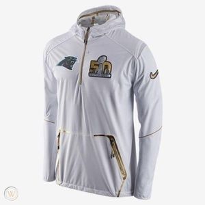 Carolina Panthers SuperBowl 50 White WindBreaker